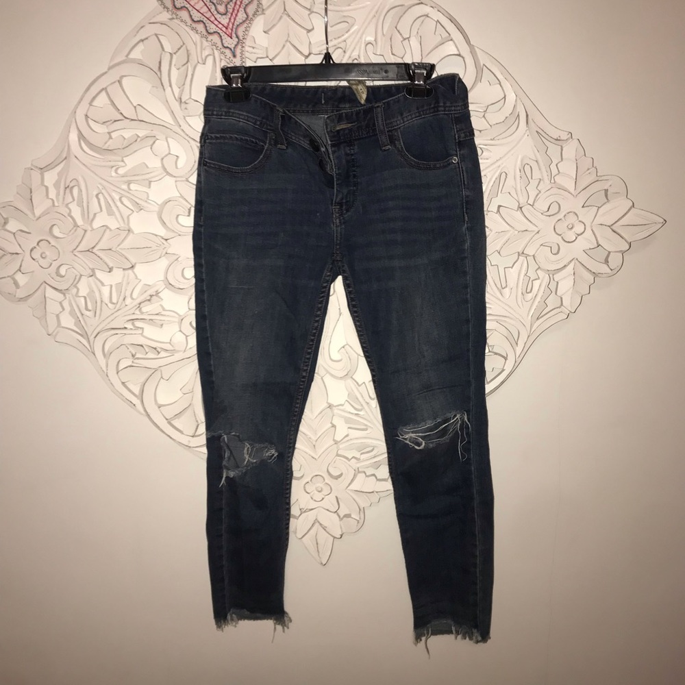 Free People Mid-Rise Jeans